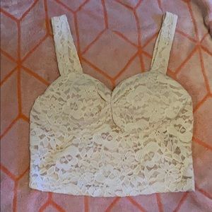 Lace crop top